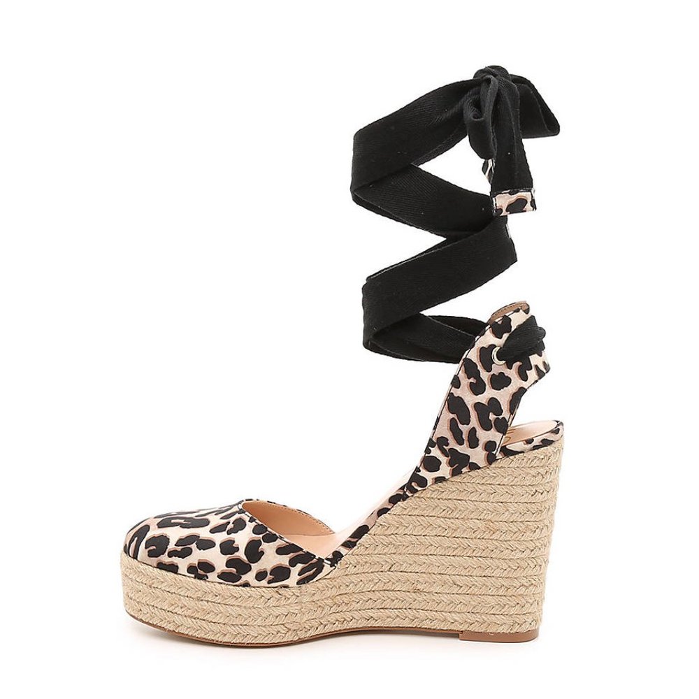 NIB! JLO by Jennifer Lopez Meenk Espadrille Wedge Sandals - Picture 2 of 8